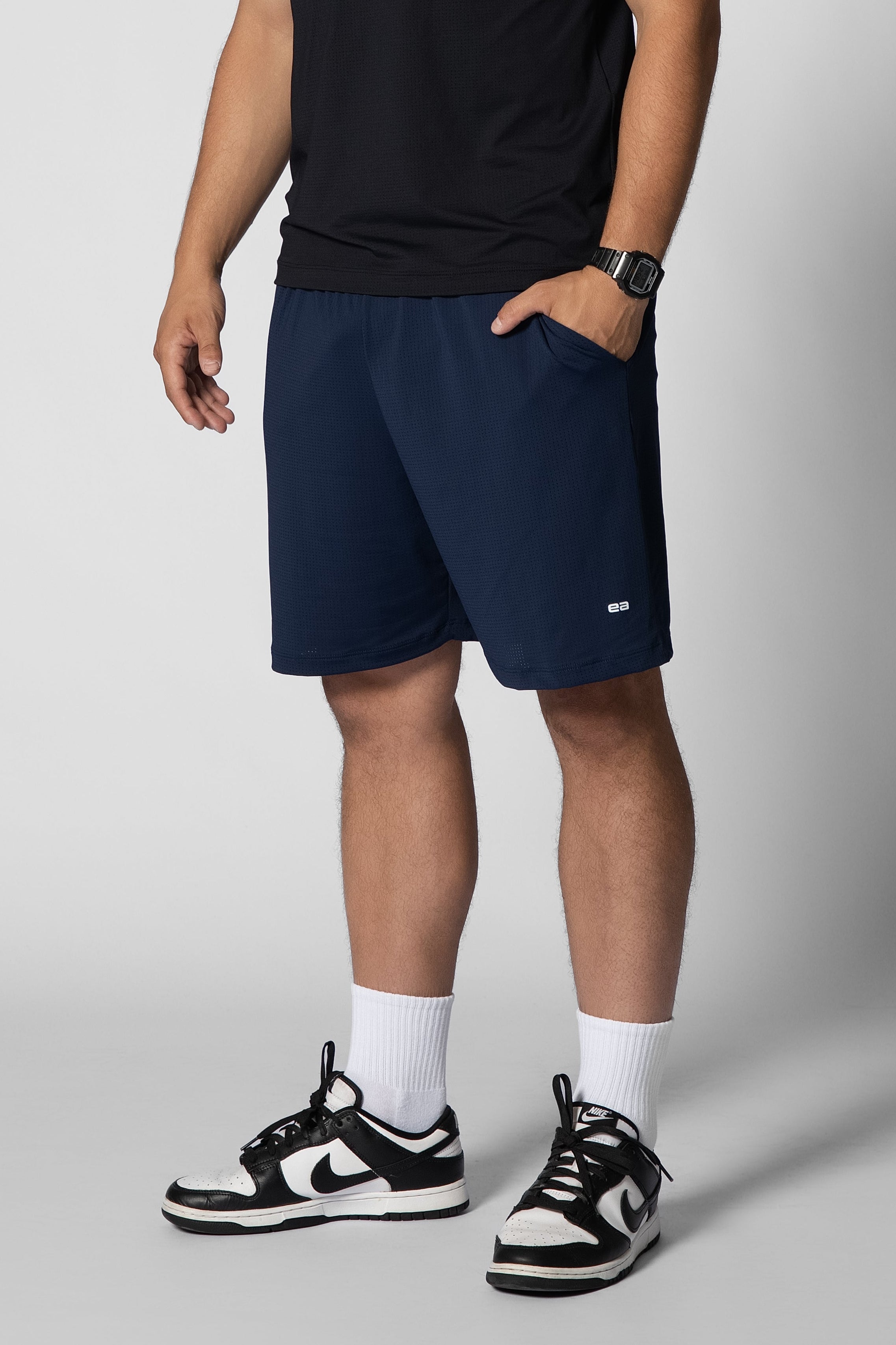 Bermuda masculina azul marinho