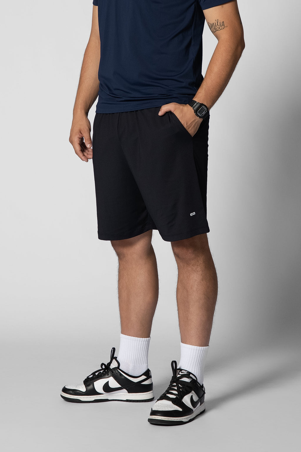 Bermuda masculina preta